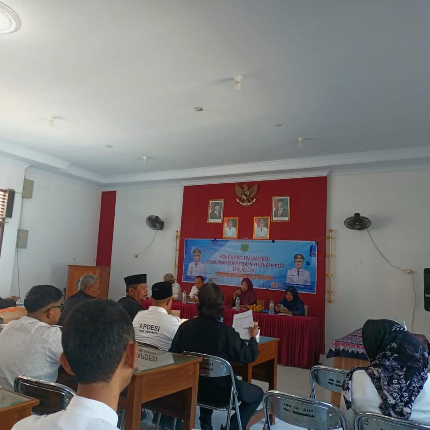Desa Bondan Mengikuti Giat Monitoring dan Evaluasi Dana Desa Tahap 1 yang Diselenggarakan oleh DPMD 